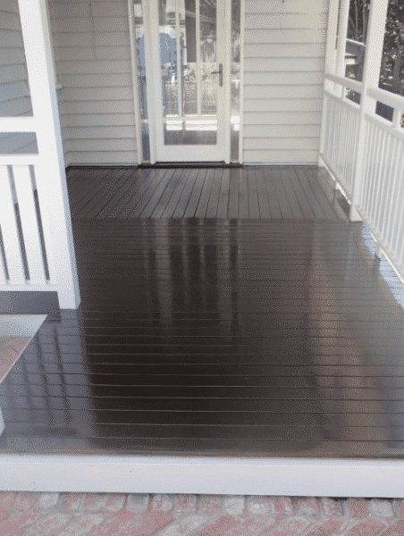 Black Stained Deck, Clayfield