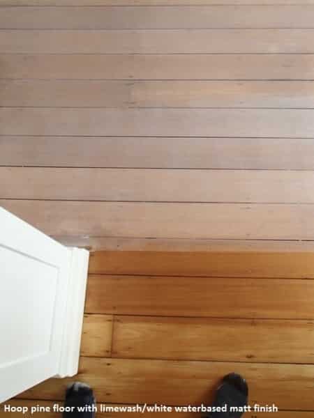 Hoop Fine floor with limewash finish