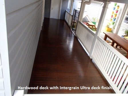 Deck coated by Brisbanes Finest Floors