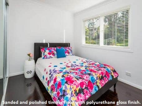 Floor sanded and polished in Mt Gravatt