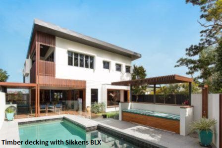 Timber deck with Sikkens BLX