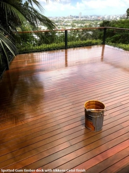 Spotted Gum Timber deck