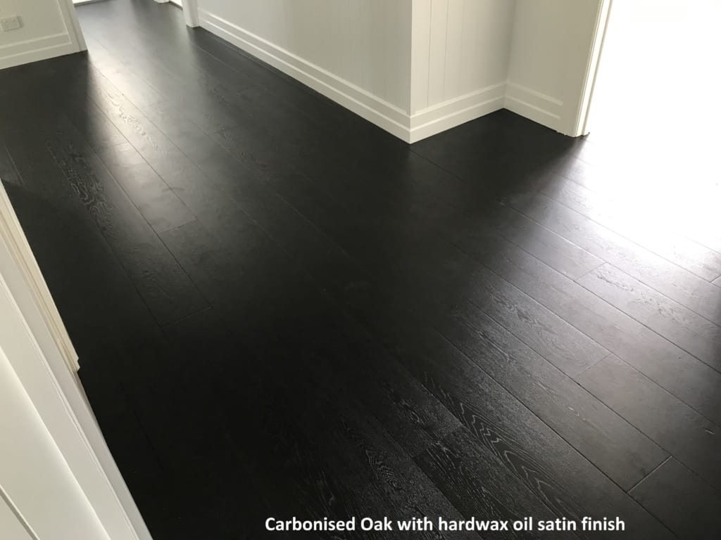 Carbonised Oak Hard wax oil satin finish