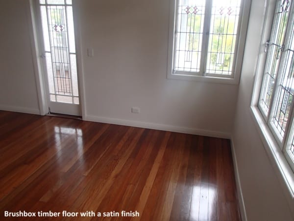 Brushbox timber floor