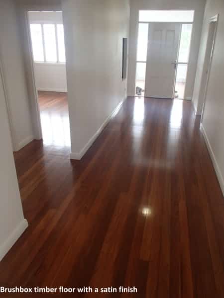Brushbox timber floor