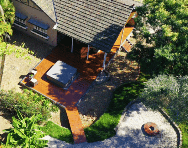 Timber deck with Intergrain Ultradeck natural finish