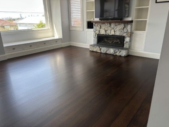 Staining of timber floors