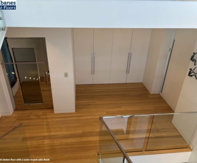 Blackbutt timber floor with a water based satin finish